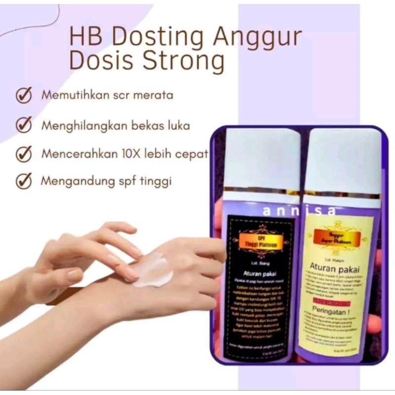 LOTION HB ANGGUR DOSTING SUPER KELUPAS WHITENING