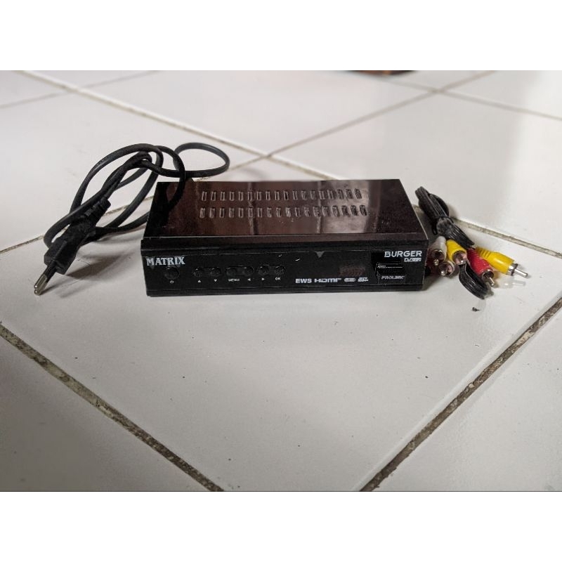 STB Matrix Burger Antena TV Digital | Bekas