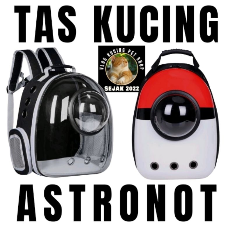 Tas Kucing dan anjing model Astronot