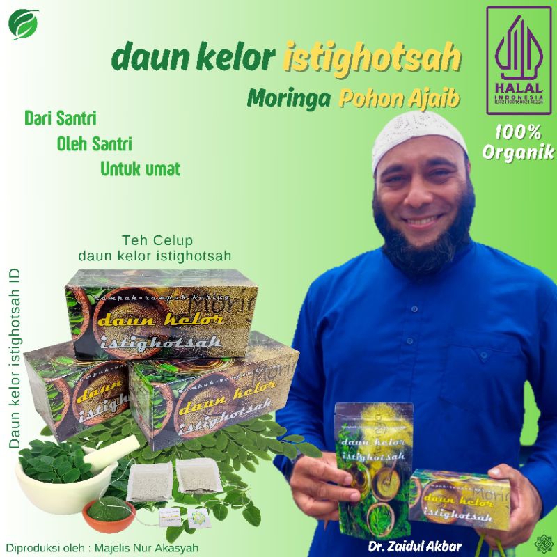 

Teh Celup Daun kelor Istighotsah | solusi sehat alami tanpa kimia | daun kelor istighotsah ID