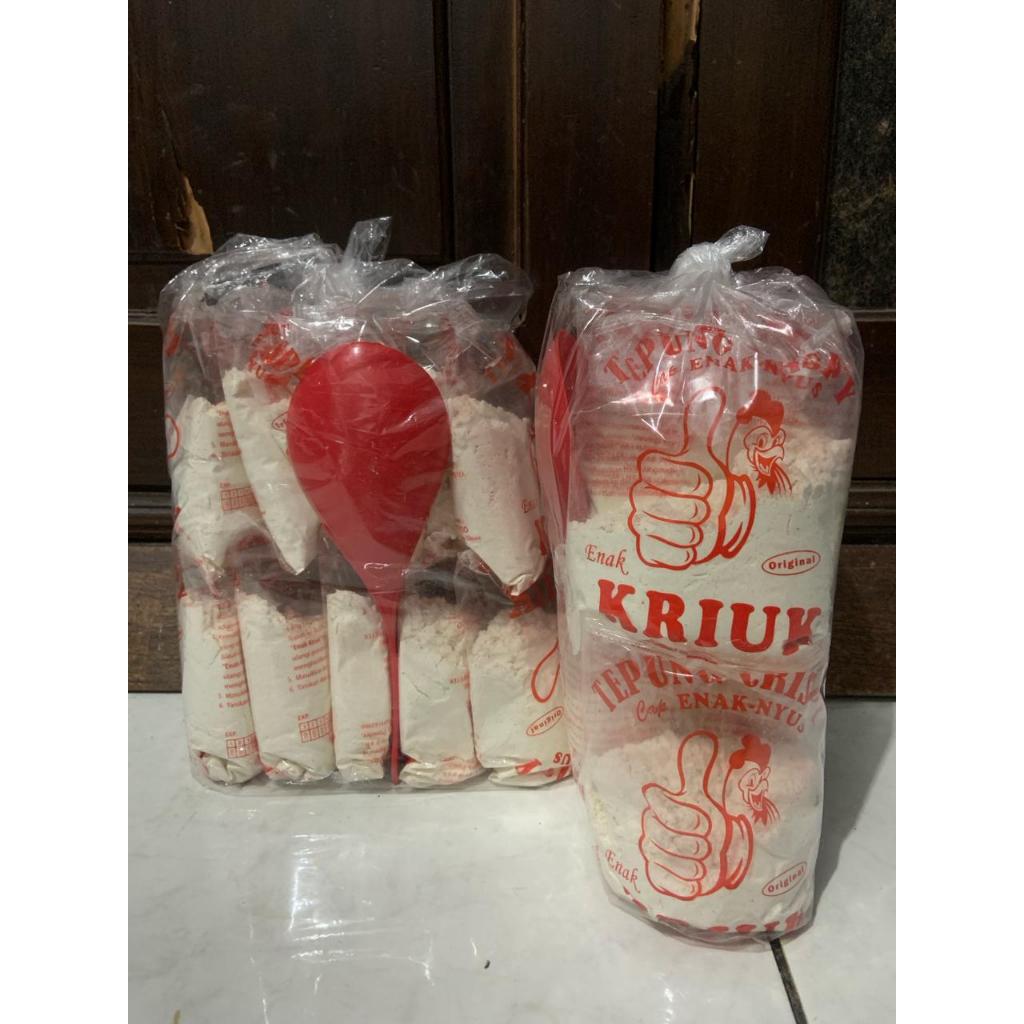 

TEPUNG CRISPY KRIUK ASLI TEPUNG SERBAGUNA 1 Bal isi 10 PCS (100 gram X 10) FREE HADIAH - TEPUNG KRIUK CAP JEMPOL MURAH - TEPUNG KRISPI KRIUK CAP JEMPOL ORIGINAL MURAH