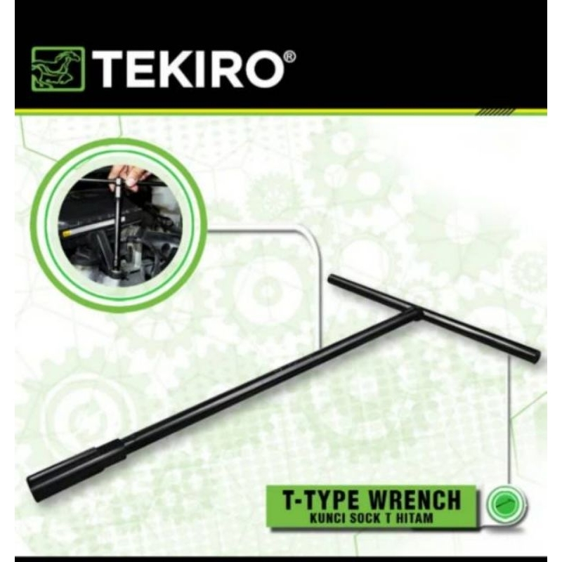 KUNCI SOK T HITAM PANJANG TEKIRO
