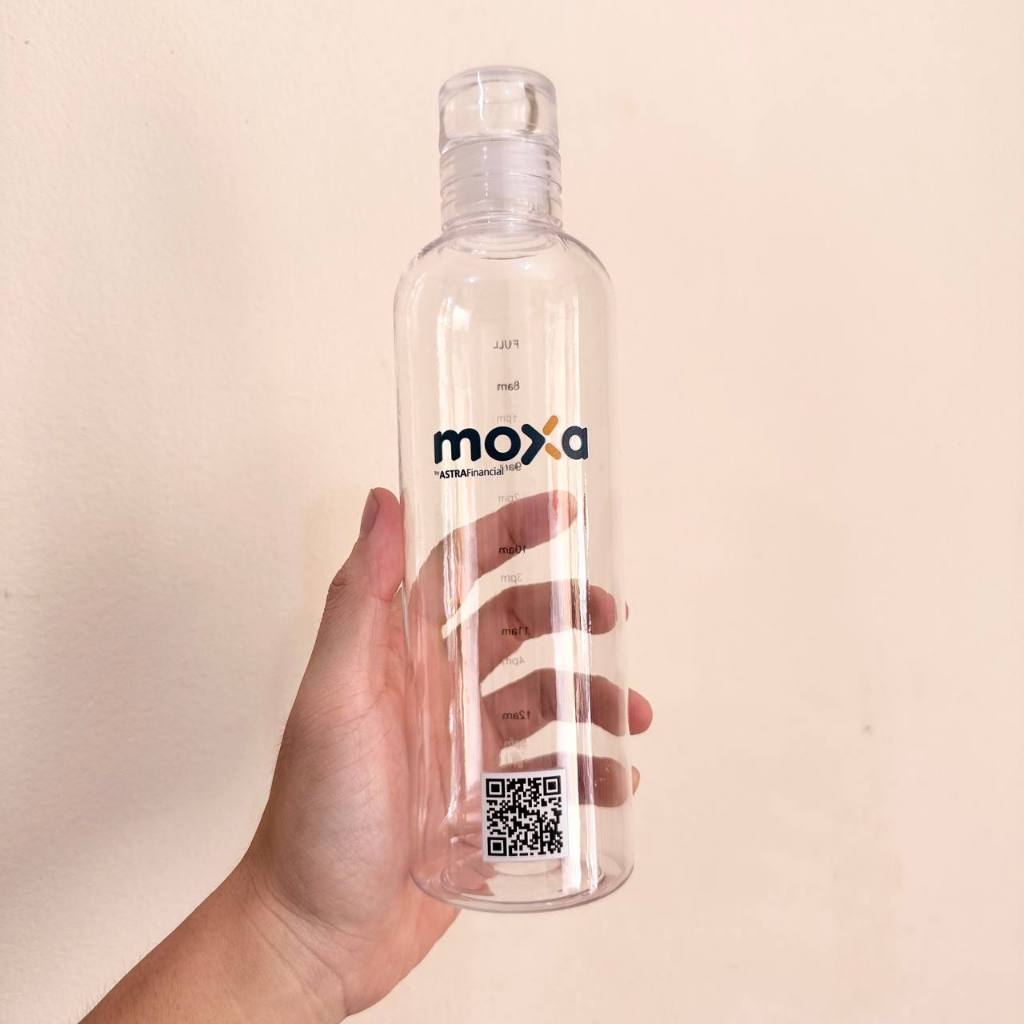 Tumbler Crystal / Botol Air Minum Custom / Tumbler Estetik Bening 500 ml