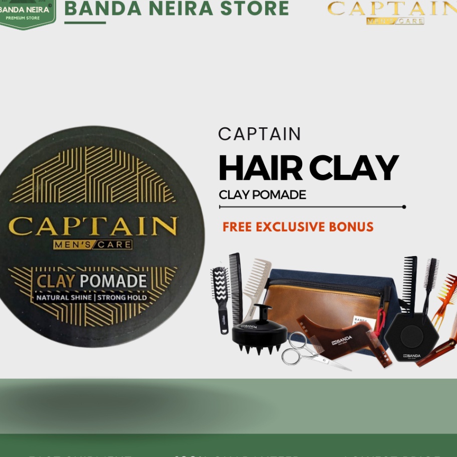 COD CAPTAIN Clay Pomade  Meningkatkan Volume Rambut
