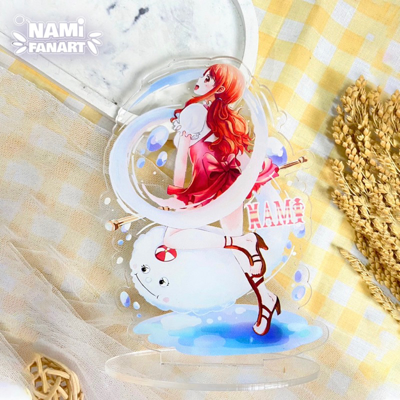 One Piece Nami Zeus Standee Standing Akrilik Anime Merchandise