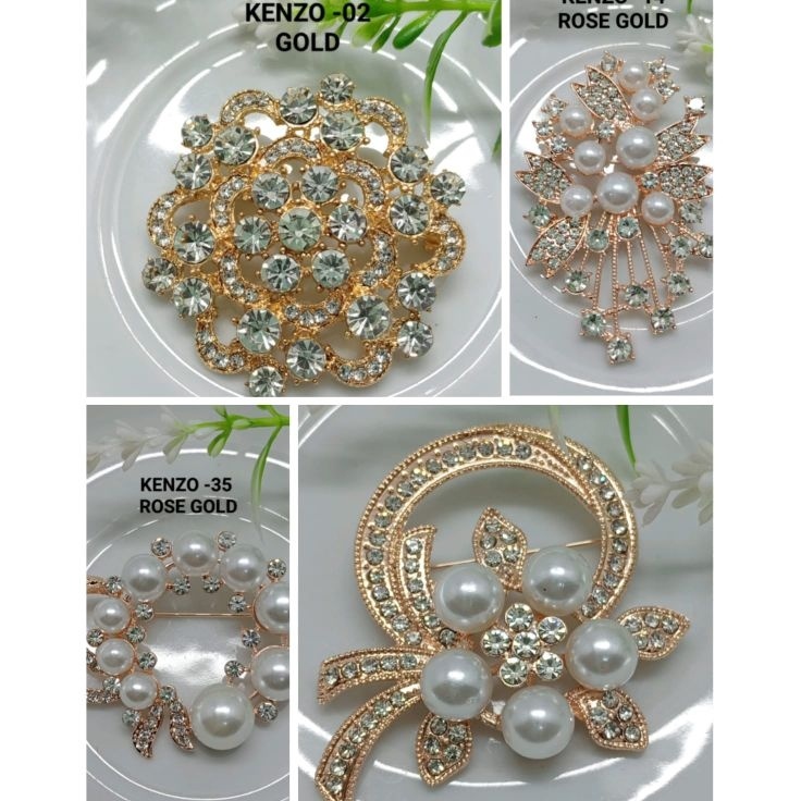 55 COD BrosBros DadaBros CantikBros motif elegan dan unik warna Gold dan Rose Gold hargapcs