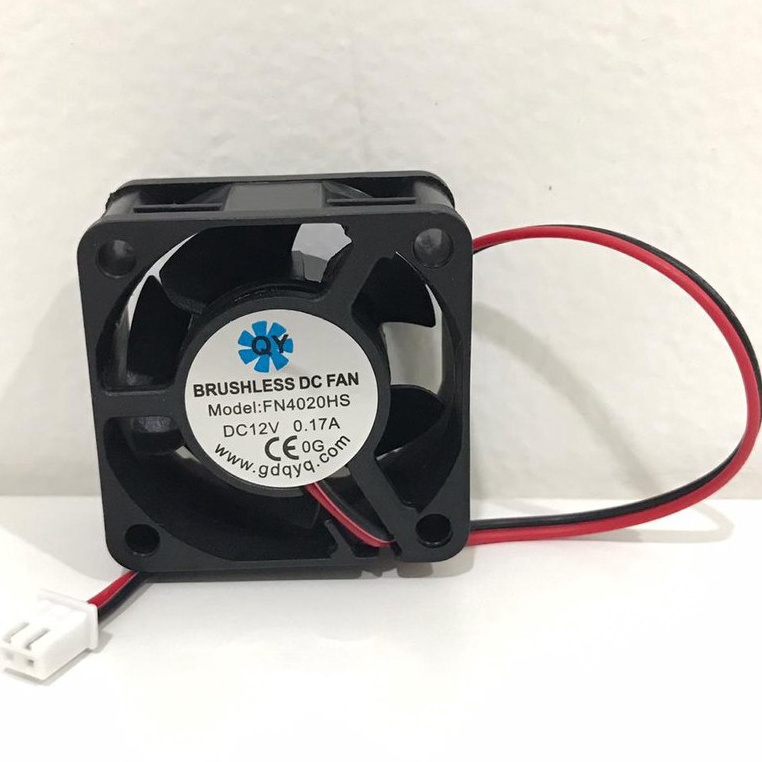 PROMO MURAH Fan DC 12V 24V 4x4 cm  Kipas DC 12 Volt 24 Volt tebal 2 cm