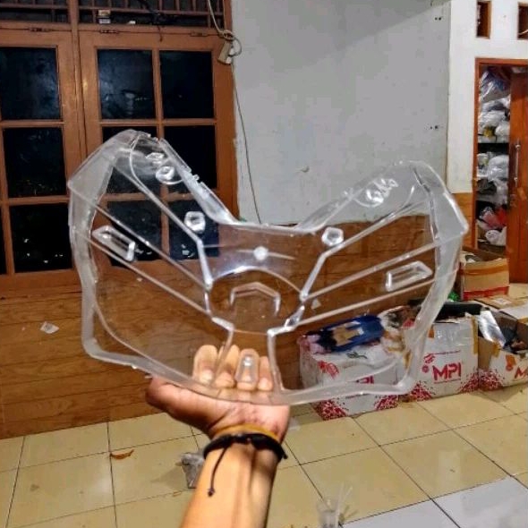 mika kaca lampu depan Vario 150 LED NEW original mika lampu depan Vario