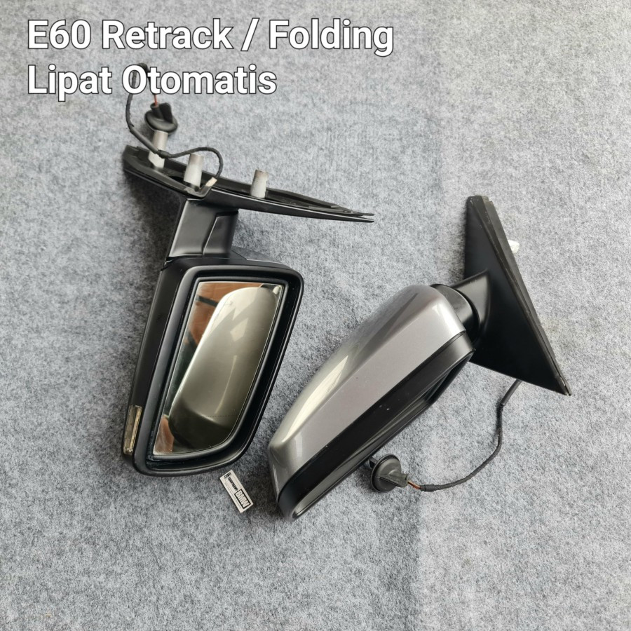SEPASANG Spion Luar BMW E60 Original Retrack Folding Lipat Otomatis