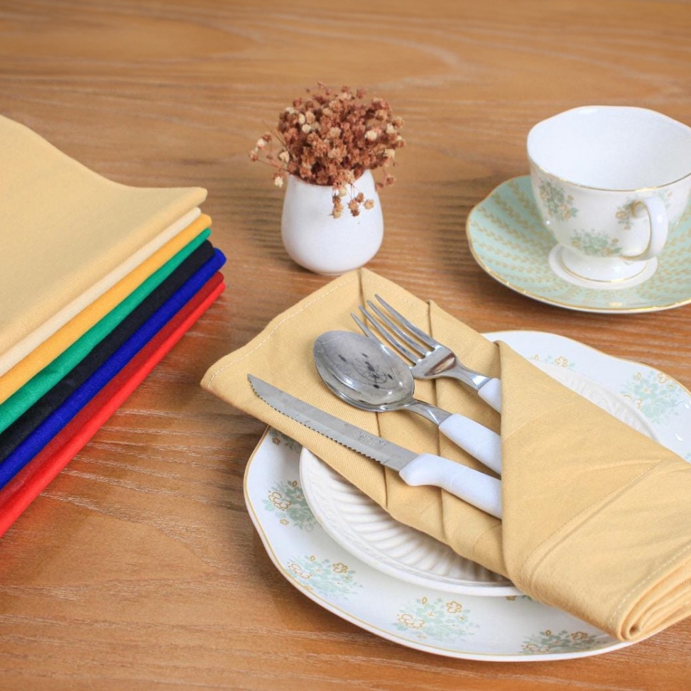 Buruan Belanja Serbet Makan Napkin Damask Warna