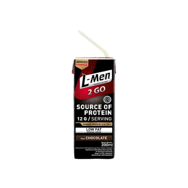 L-Men 2 Go Whey Protein Low Fat Chocolate 200ml