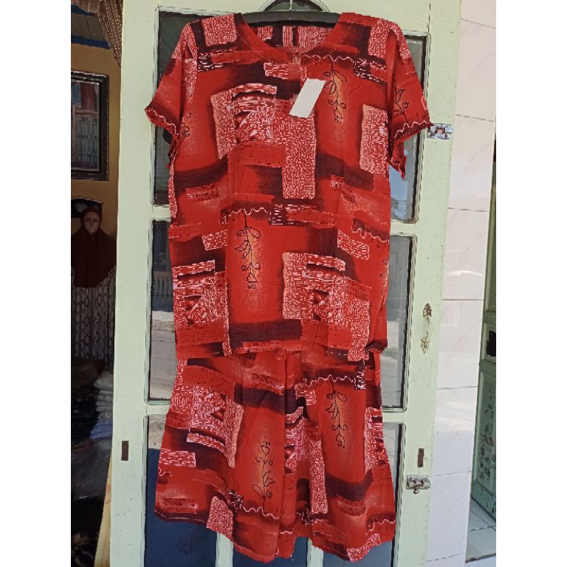 STELAN GOGO BATIK KENANGA/STELAN CELANA PENDEK/STELAN MURAH