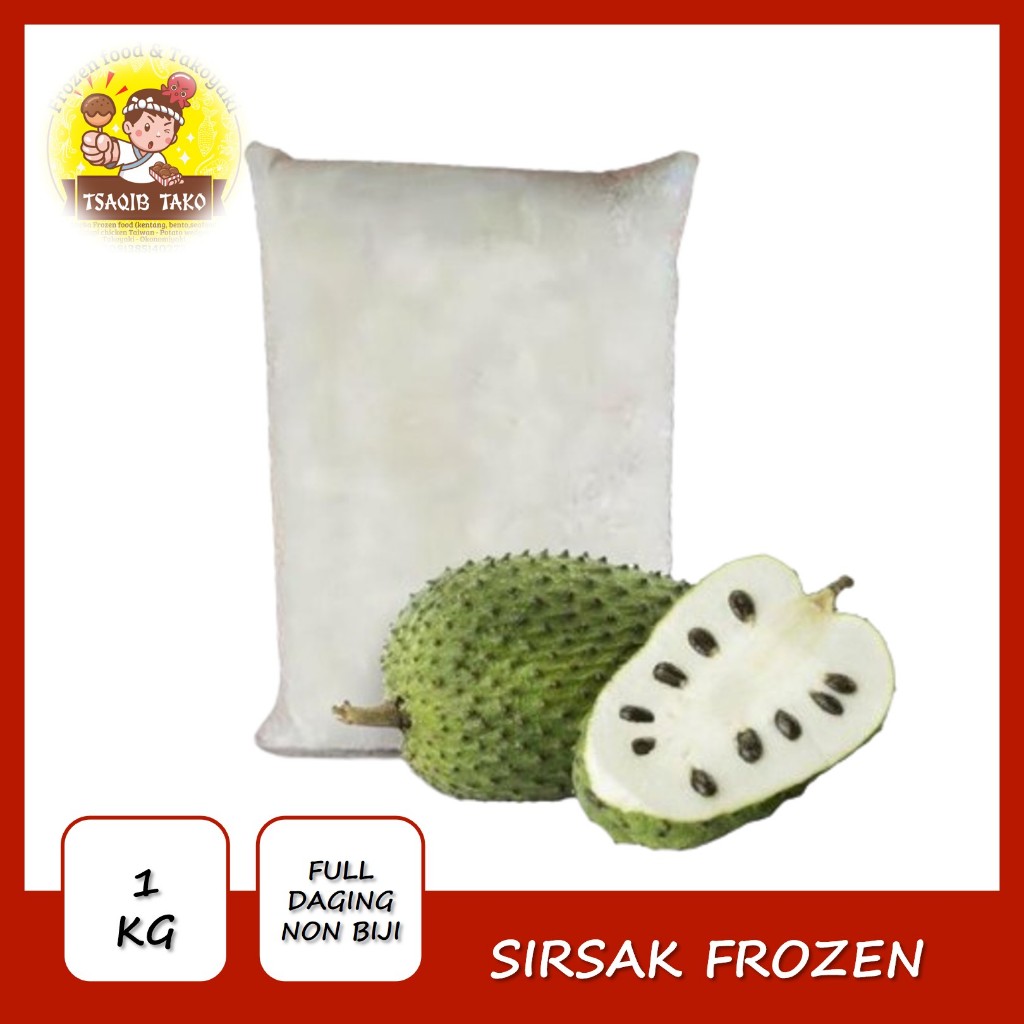 

PROMO daging sirsak frozen 1 kg Soursop Frozen