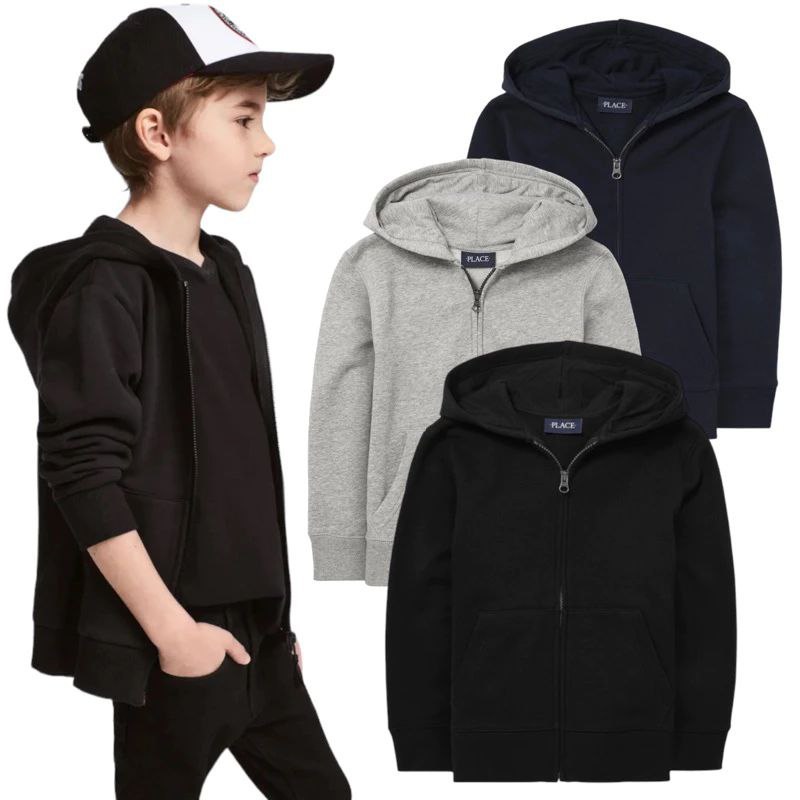 Jaket Zipper Hoodie Place Anak Laki