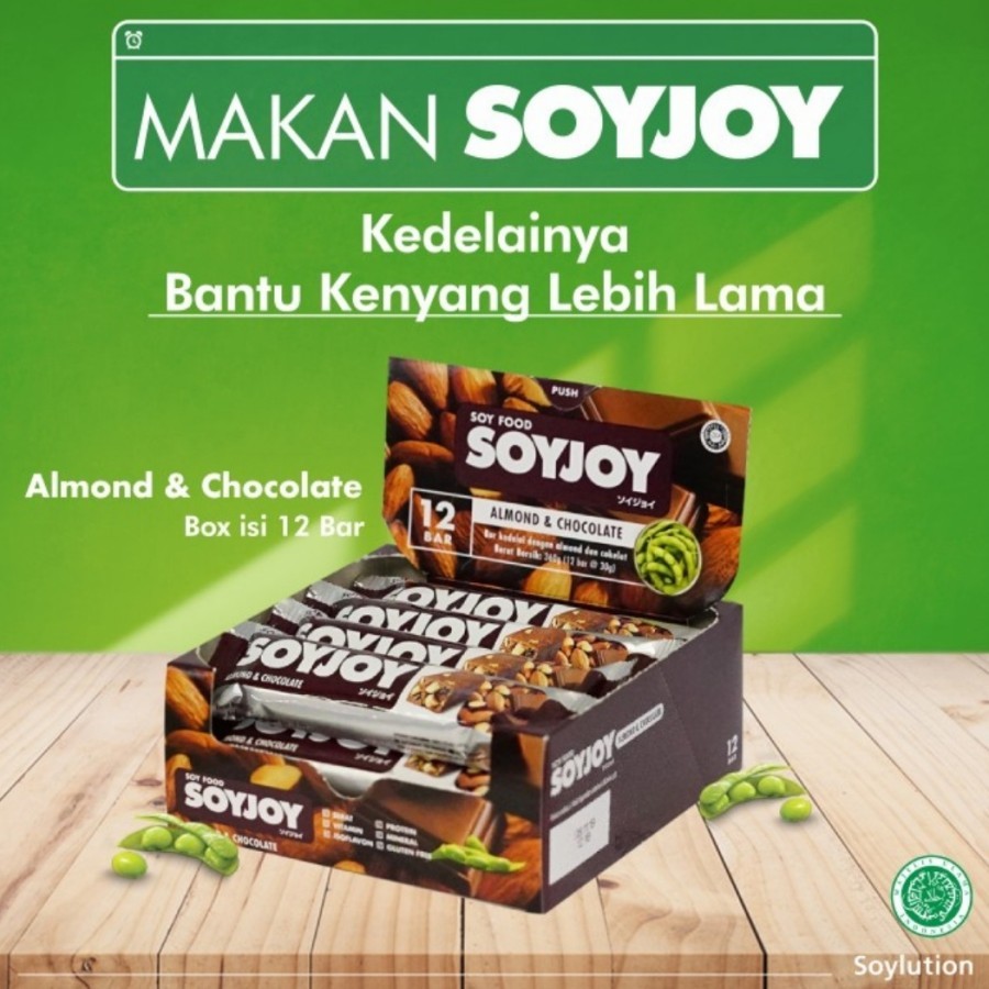 

SOYJOY Snack Bar Kedelai Almond & Chocolate