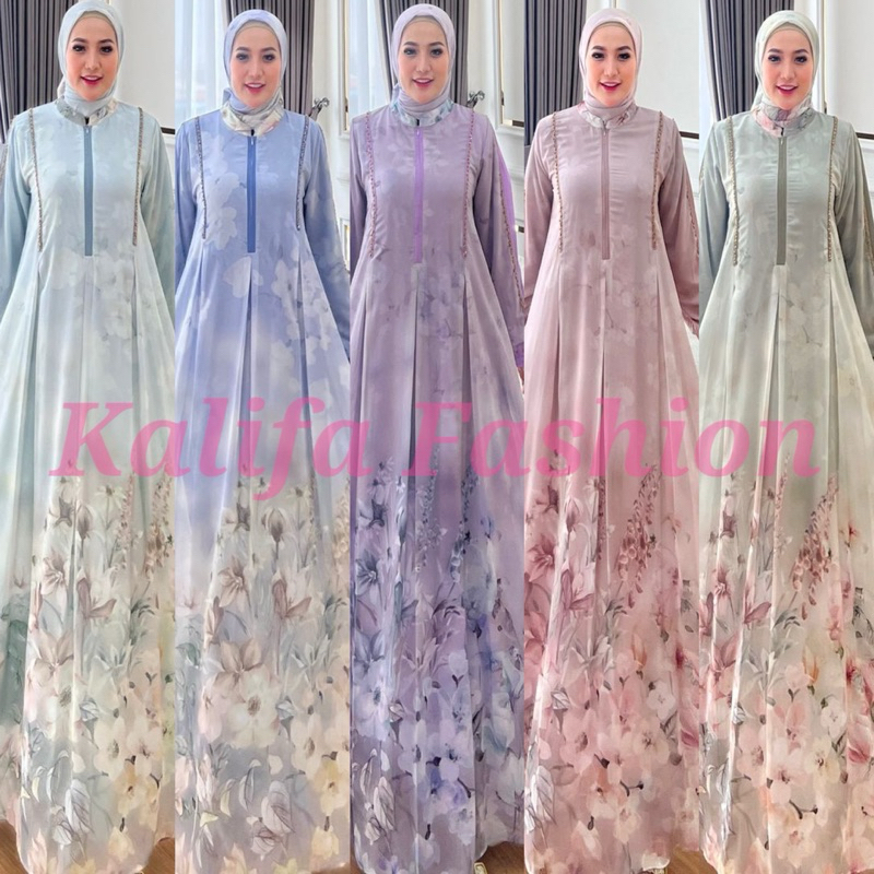 ADEEVA 4 BY GLAMZ / GAMIS SET SCARF / DRESS PESTA / GAMIS SYARI KEKINIAN / GAMIS SYARI MURAH