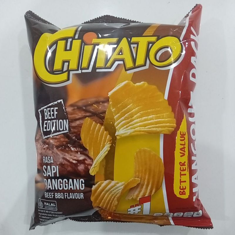 

Chitato Keripik Kentang Rasa Sapi Panggang 120 g Hangout Pack