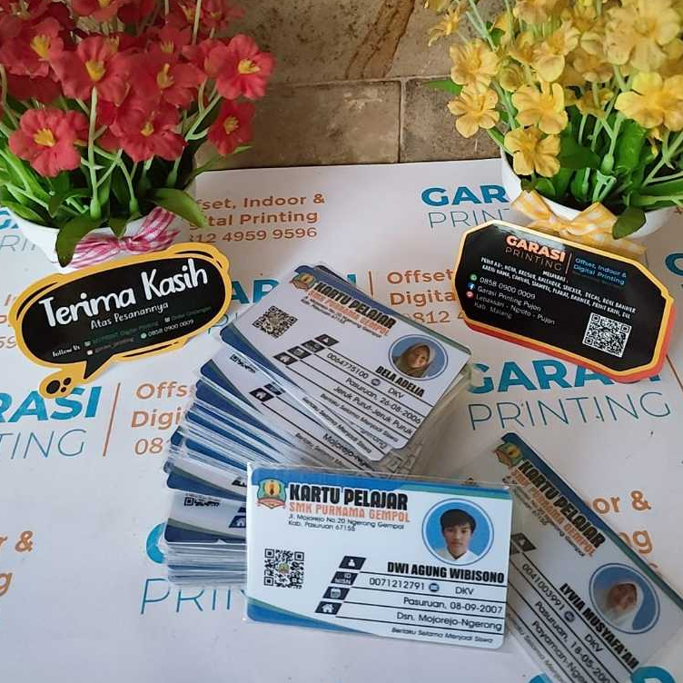 

[Min. 1pc] Cetak kartu, idcard, kartu siswa, member,dll