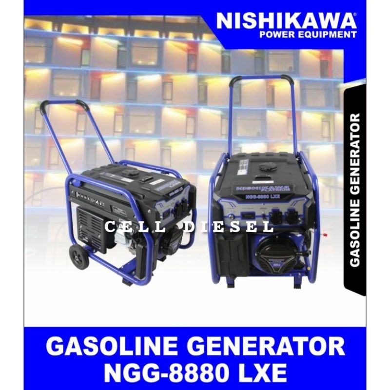 genset bensin Nishikawa NGG-8880LXE / generator set 5000 watt