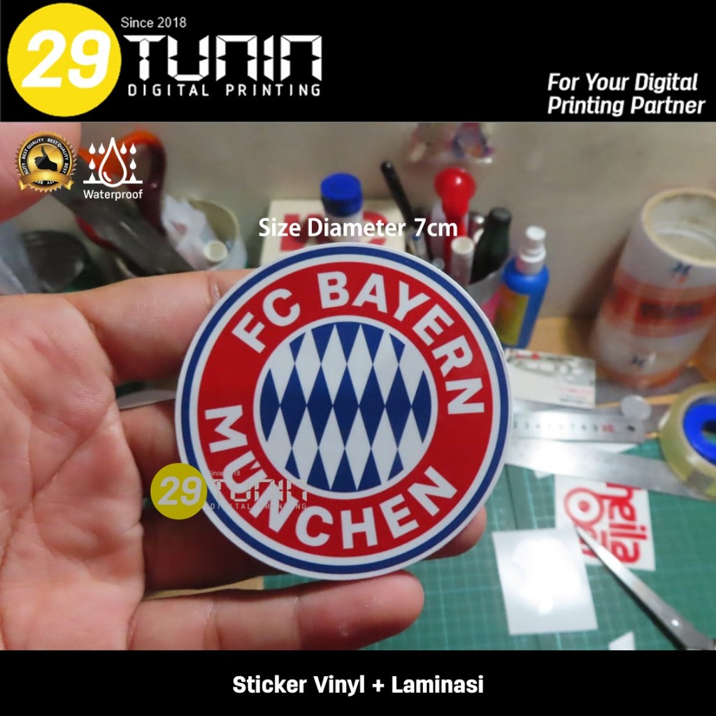 

Sticker Vinyl - Club Bola Bayern Munchen