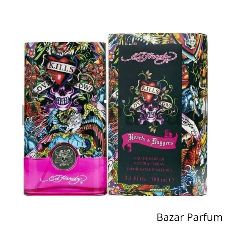 Parfum Wanita Ed Hardy Hearts & Daggers EDT Parfum Original