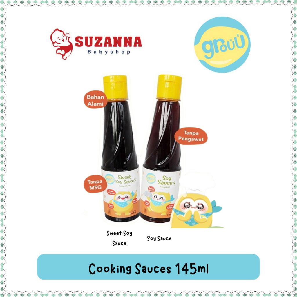 

Grouu Cooking Sauces Soy Sauce - Kecap Makanan MPASI