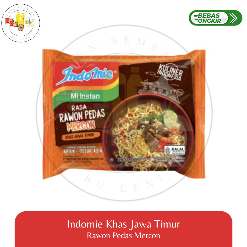 

Indomie Rawon Pedas Mercon Khas Jawa Timur