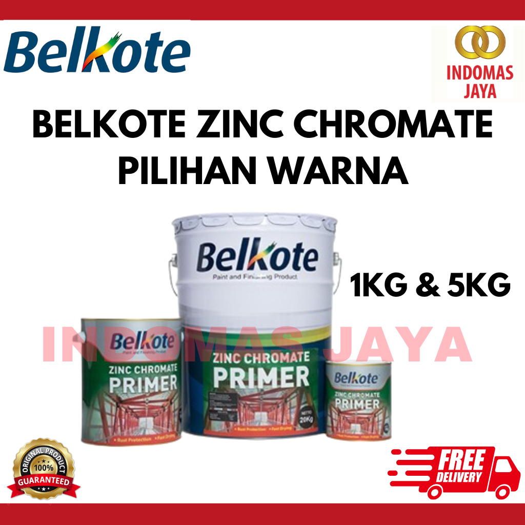 Meni Belkote Zinc Chromate Primer 1Kg & 5Kg