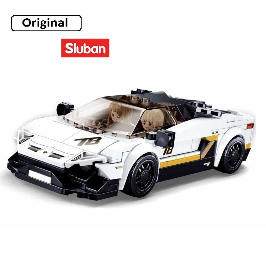 Kerenz Mainan Brick Lego Sluban Mobil Balap Sport Racing Car B0957
