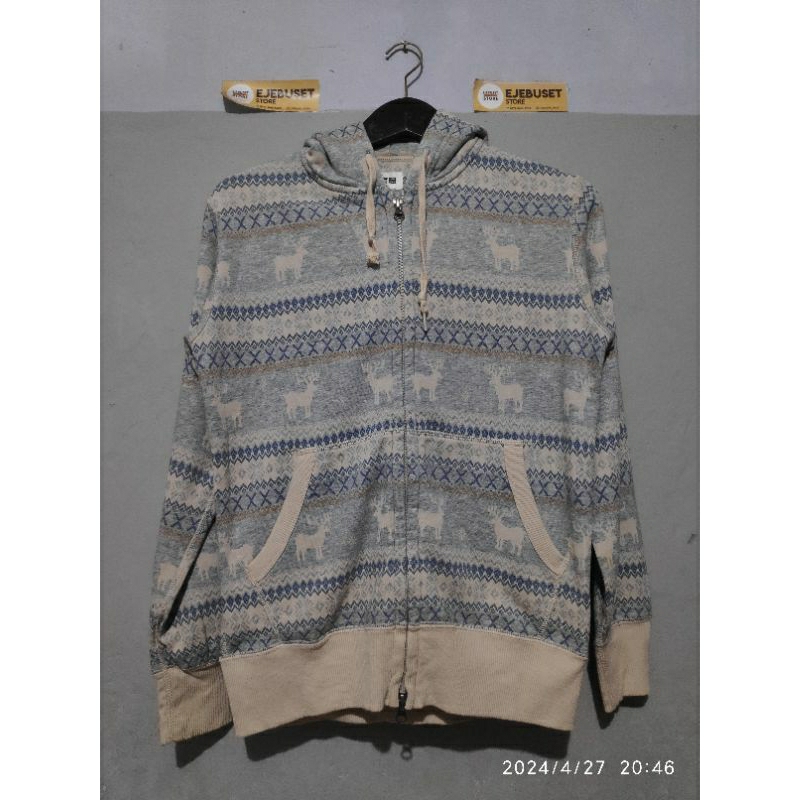 Zip Hoodie Uniqlo Navajo