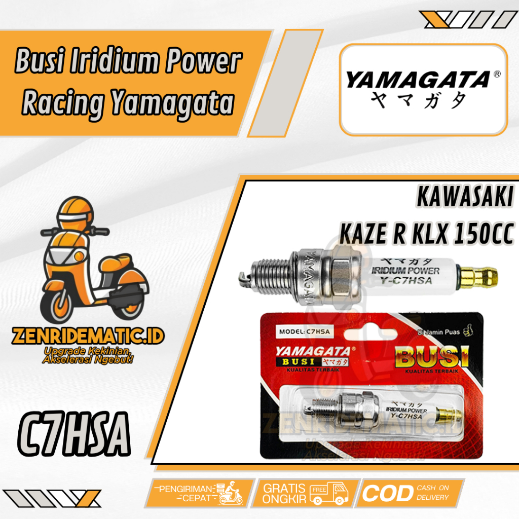 Busi Racing Yamagata Power Iridium Kawasaki Kaze R KLX 150 C7HSA