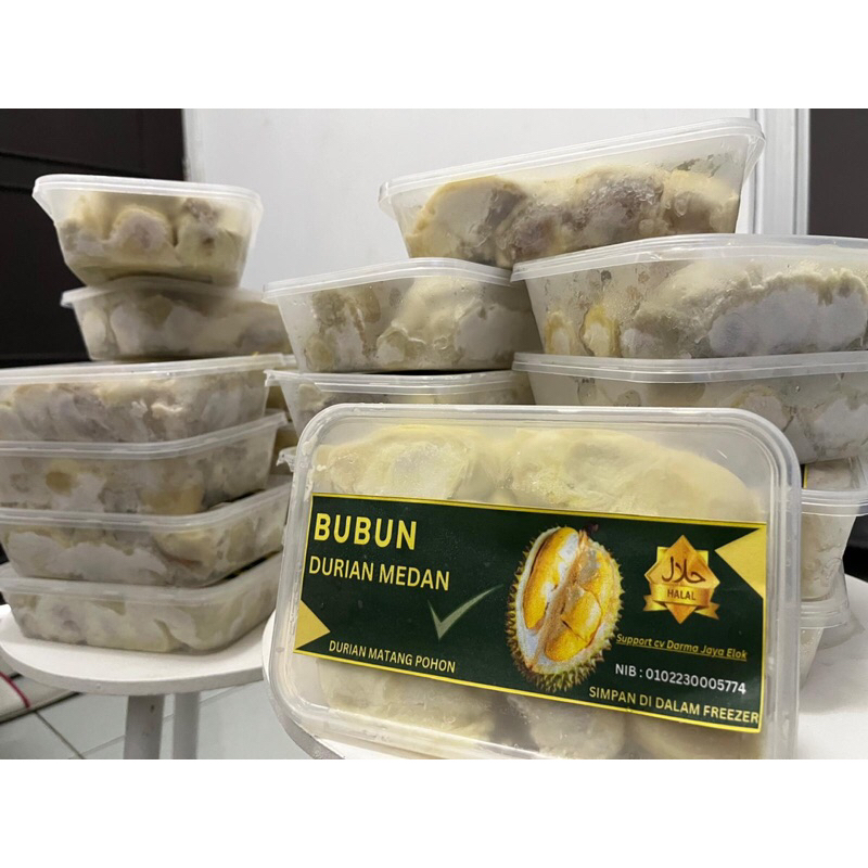 

durian kupas bubun