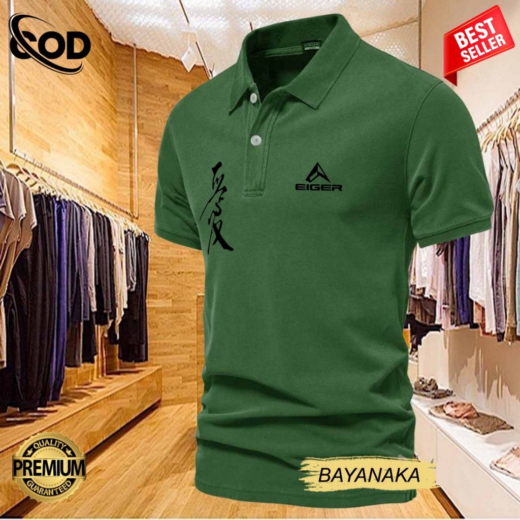 COD KAOS POLO SHIRT PRIA/WANITA KAOS POLO IMPORT POLO  CINA KIRKA 316 LOGO HITAM /KAOS POLO ORIGINAL