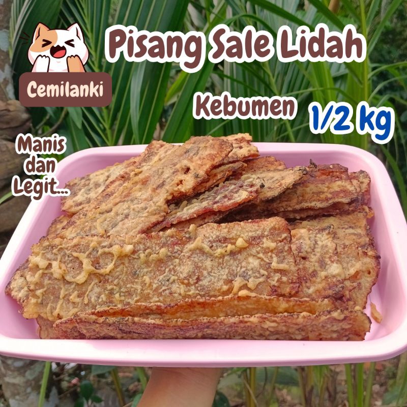 

pisang sale lidah asli kebumen manis legit 1/2 kg