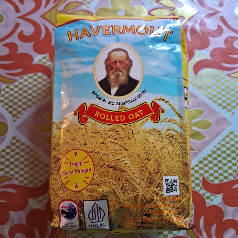 [EXP April 2027] Haverjoy Oatmeal Rolled Oat 1kg