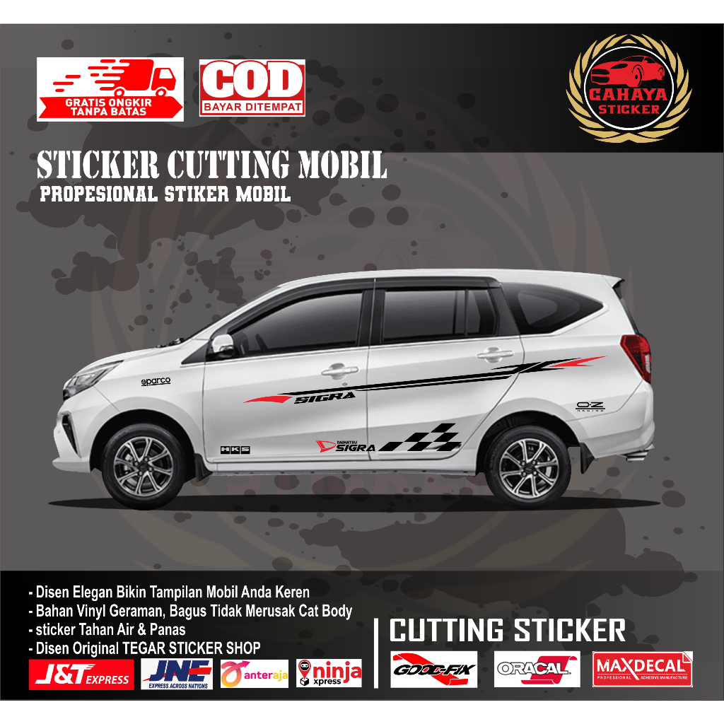 sticker mobil sigra sticker mobil daihatsu sigra sticker lis mobil daihatsu sigra sticker mobil