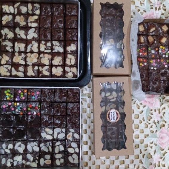 

Fudgy Brownies / Brownies panggang