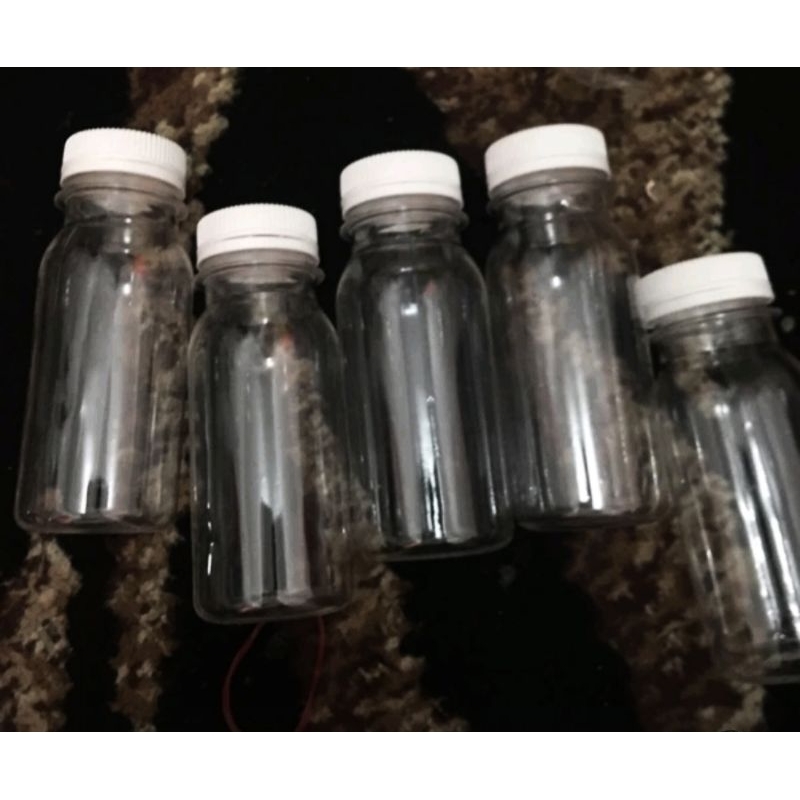 ISI 50 PCS Botol Plastik Zamzam 30ML / Botol Obat 30ML