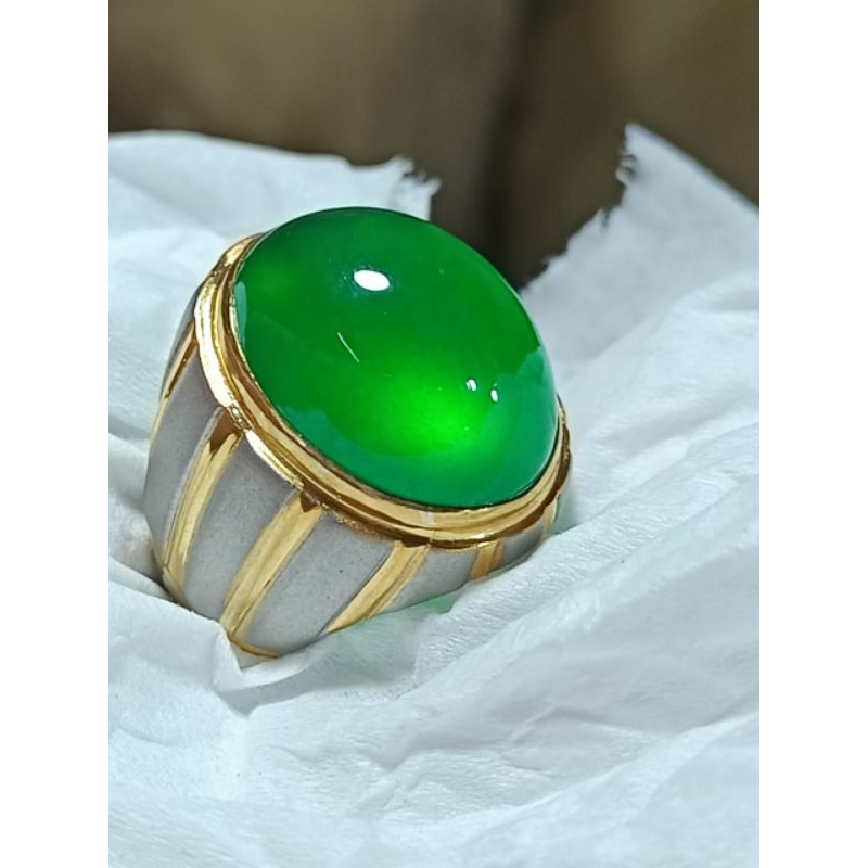 Batu cincin giok Burma type c super hq