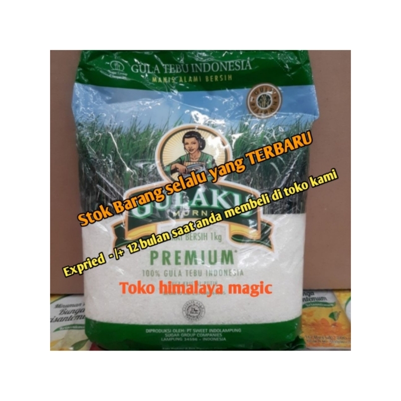 

Gulaku Premium 100 % Gula Tebu Indonesia 1 Kg