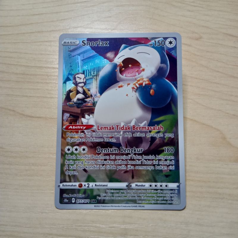 POKEMON TCG Indonesia - Snorlax S10A CHR