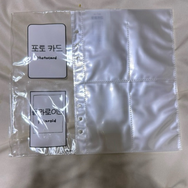 PRELOVED SLEEVE PHOTOCARD LULUROOM A5 POCKET 6 RINGS