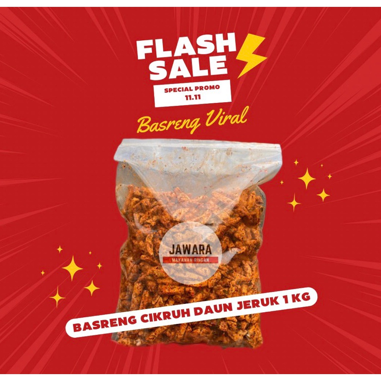 

Terdepan FLASH SALE BASRENG JAWARA BUMBU MELIMPAH RUAH 1KG