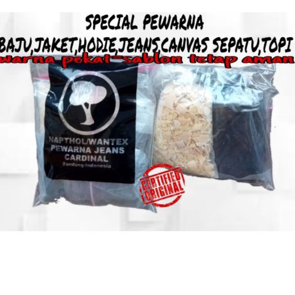 Yang Terbaik NAPTOL HITAM WANTEX PEWARNA PAKAIAN JEANS ASLI PABRIK BANDUNG