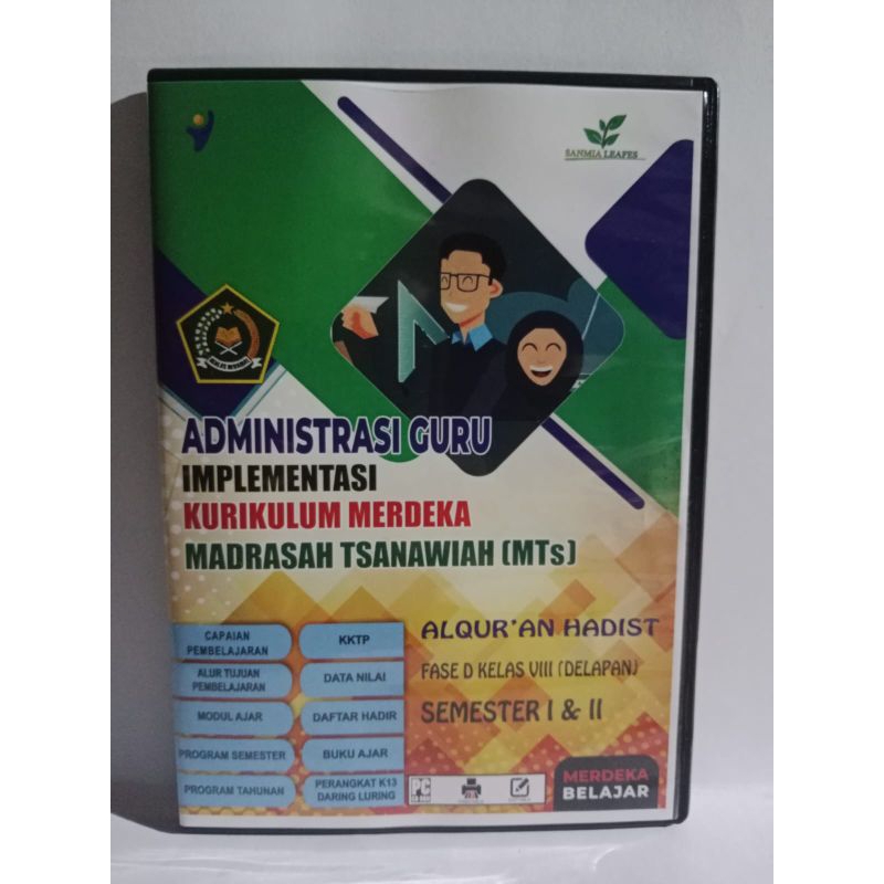 

CD ADMINISTRASI GURU IMPLEMENTASI KURIKULUM MERDEKA MATA PELAJARAN (AL-QUR'AN HADIST KLS 8)2 SEMESTER