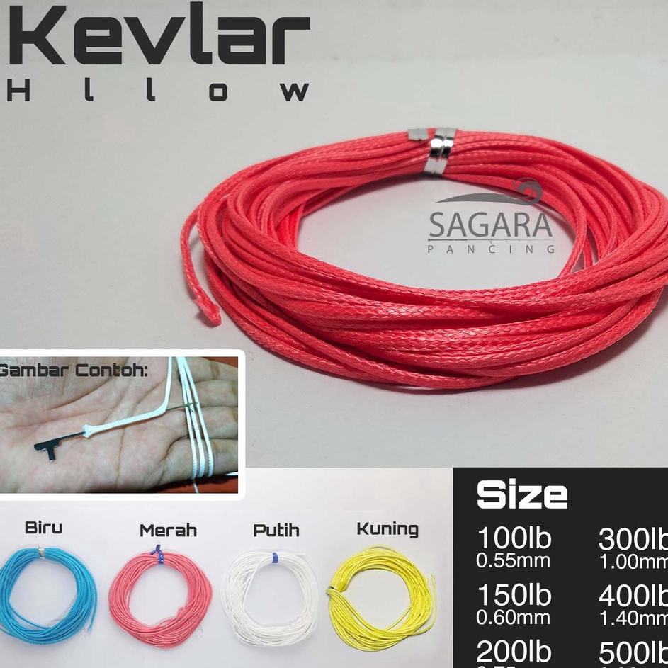 Pusat Belanja  Kevlar Hollow Kevlar Assist Hook Eceran