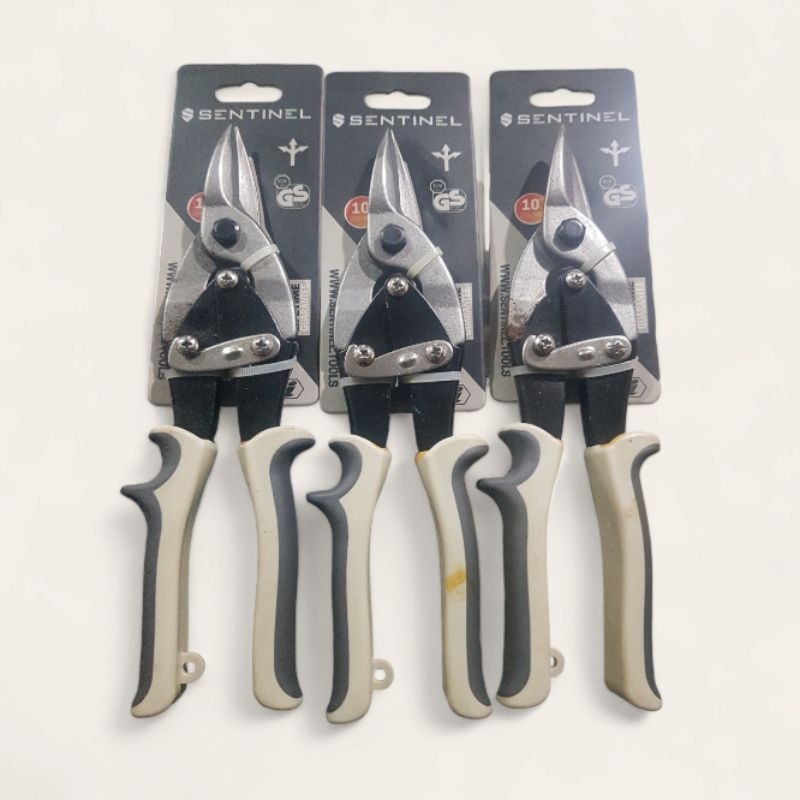 SENTINEL, Gunting galvalum/ tang galvalum/ baja ringan/ seng. 10inch