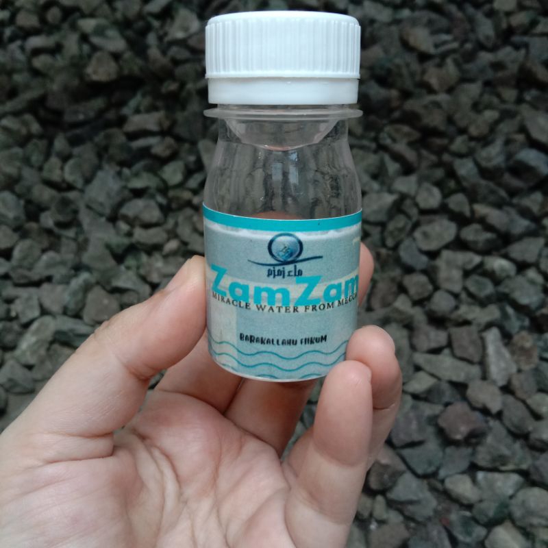 

Air Zam zam kemasan 50ml Asli Dari Galon Barcode 5liter