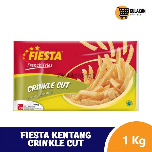 

Fiesta Kentang Crinkle Cut 1 kg - KENTANG GORENG