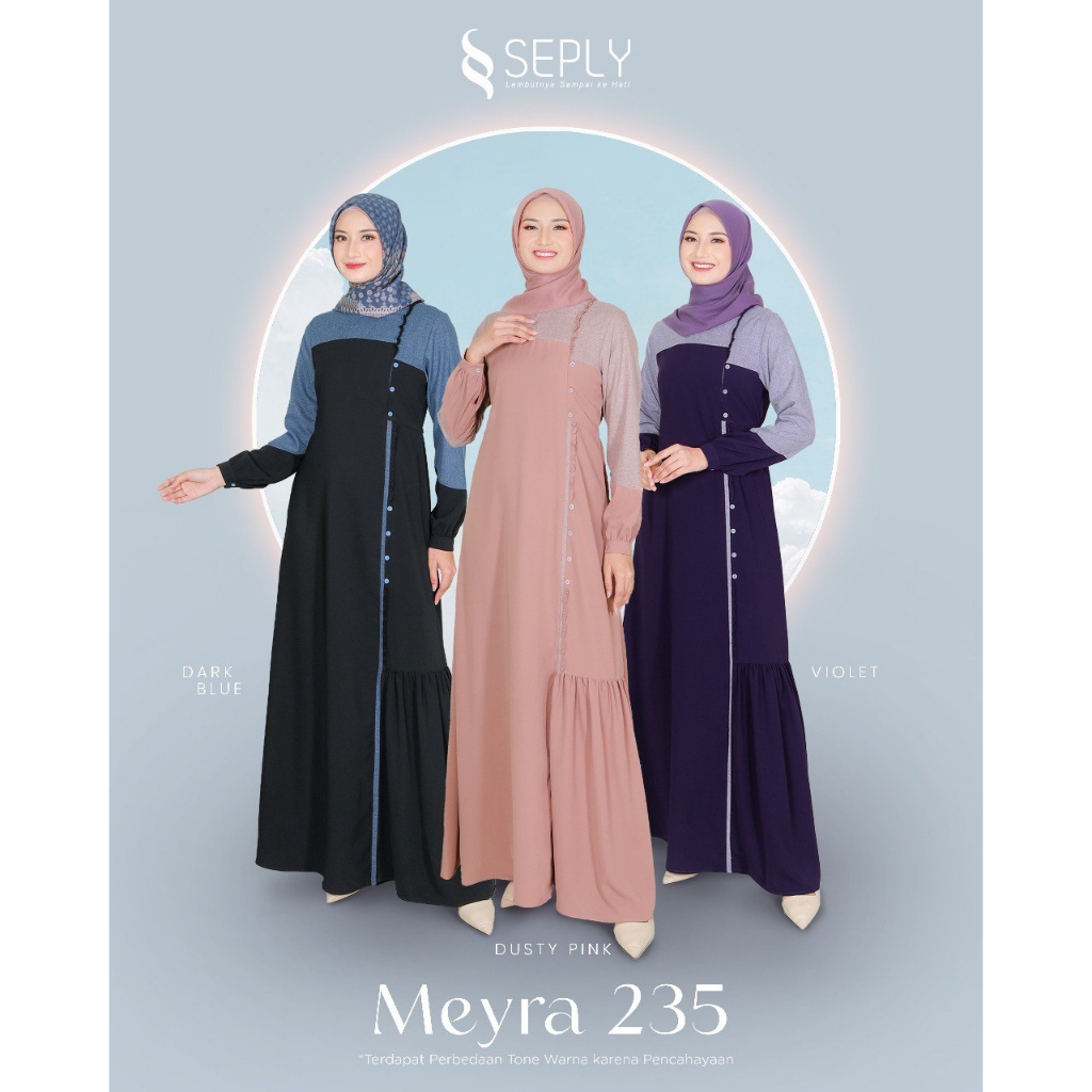 Gamis Daily Wanita Muslimah Meyra 235